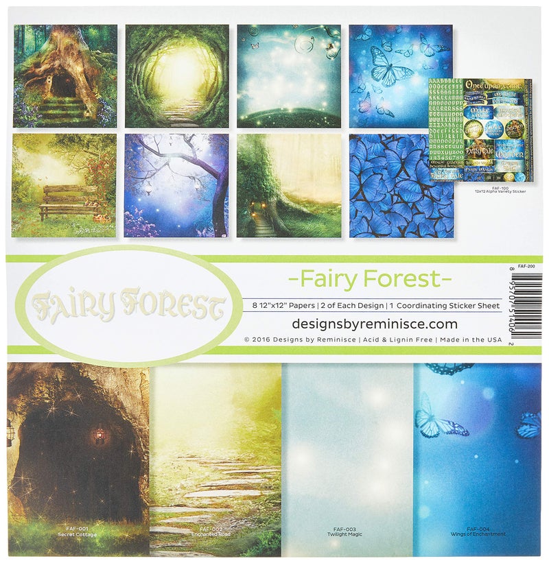 Reminisce Fairy Forest Collection Kit Multicolor  12"" by 12"" - Image 1